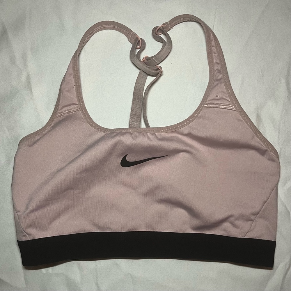 Nike Adjustable Light Pink Sports Bra